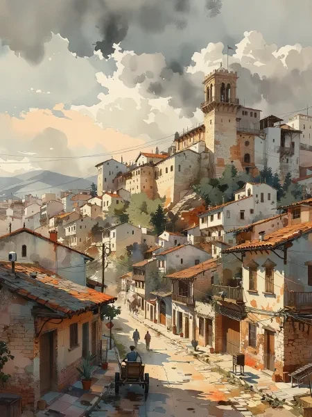 水彩画/水彩风景人物画风ZIT LoRA插图8 水彩画/水彩风景人物画风ZIT LoRA插图8