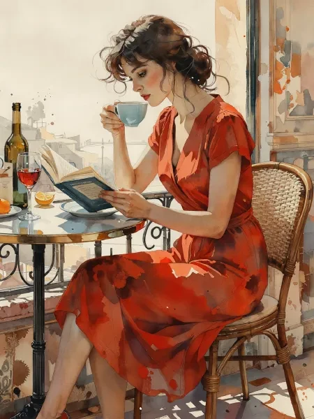 水彩画/水彩风景人物画风ZIT LoRA插图2 水彩画/水彩风景人物画风ZIT LoRA插图2