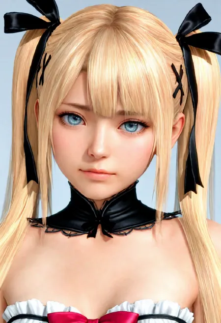 3D游戏建模女性角色Illus LoRA