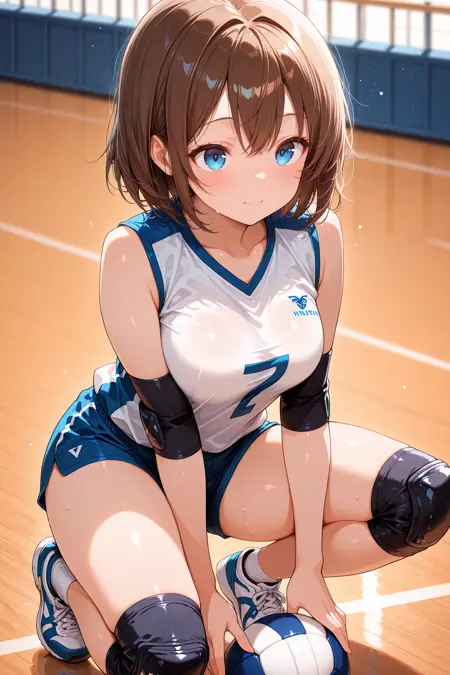 排球制服Illus/紧身无袖运动服LoRA