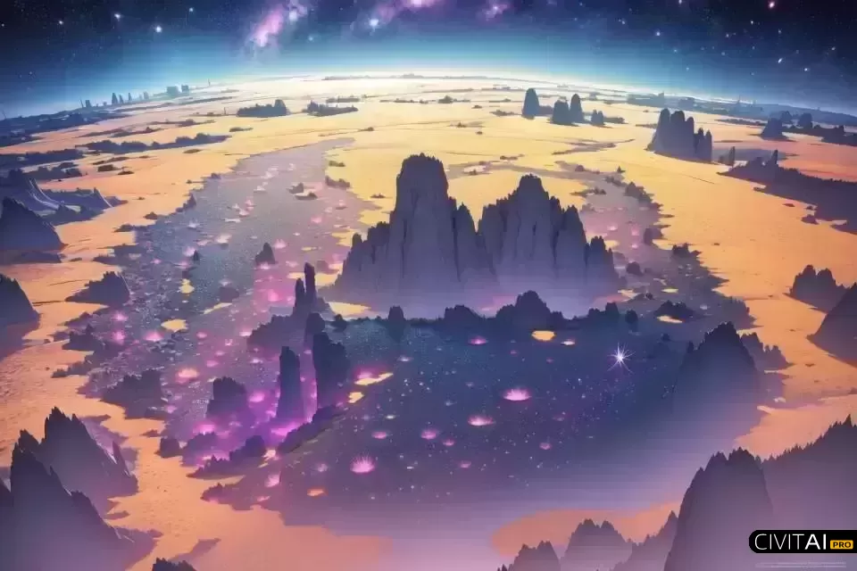 浩瀚宇宙与泰坦的色彩奇观