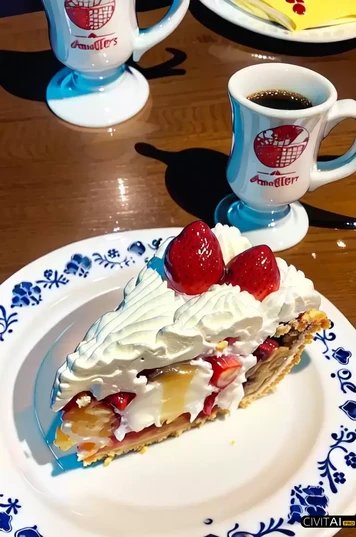 美味诱人的草莓蛋糕