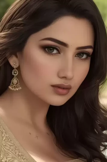 身着华丽的印度沙丽的女性