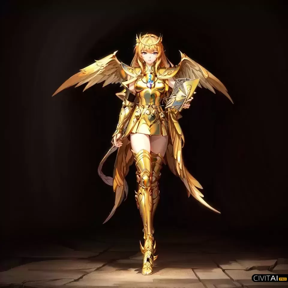 古希腊战场上的金翅女战士