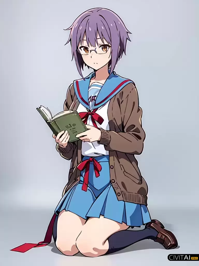 穿着北高校制服的长门有希