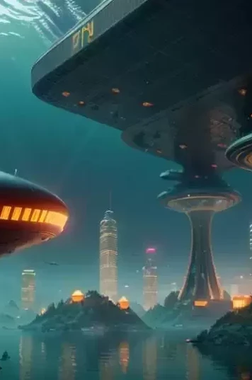 未来水下城市的概念