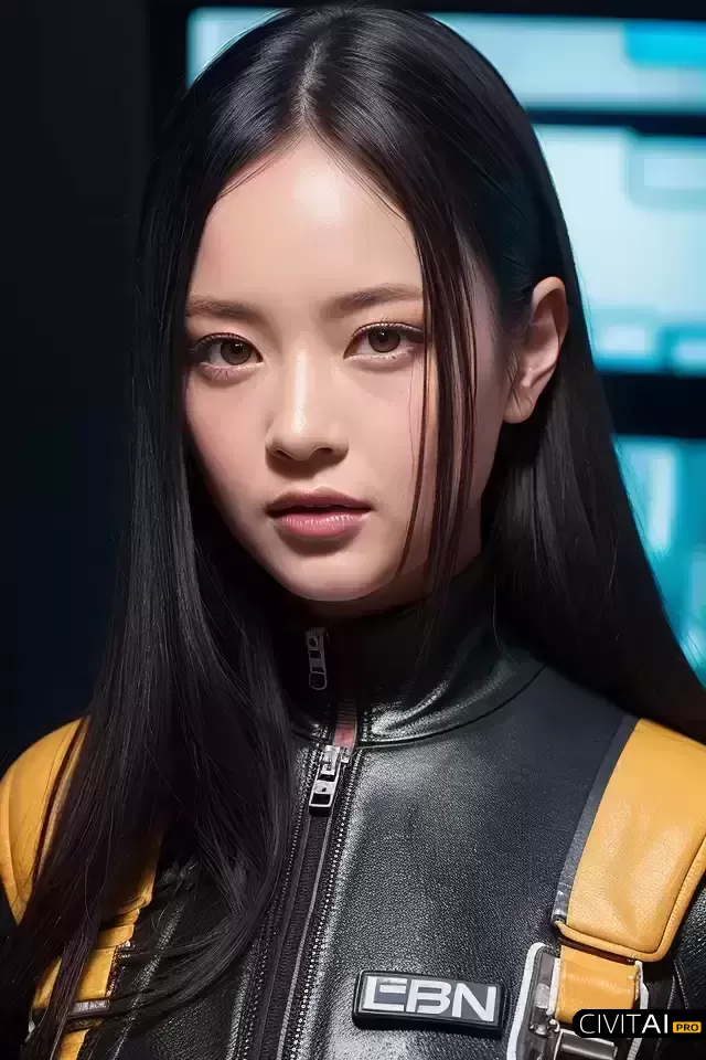 星际之舟内宛如真人的女性肖像