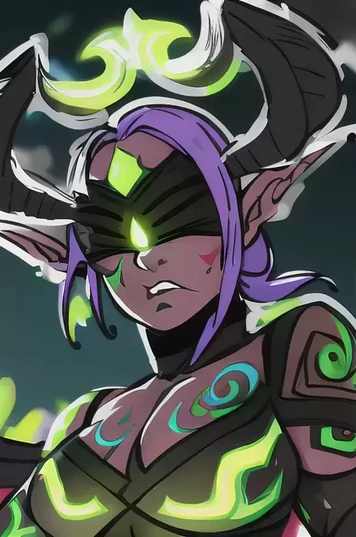 来自《魔兽世界》恶魔猎手的漫画照