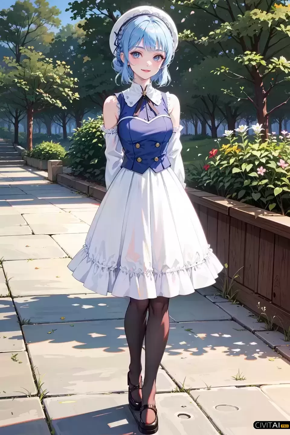 公园火车站前荧的温馨微笑瞬间