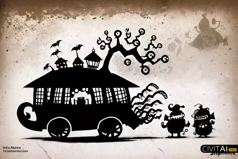 《啪嗒砰》游戏风格插画