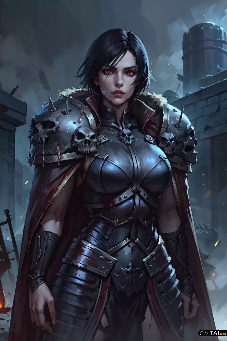 夜幕下的魔法死亡骑士