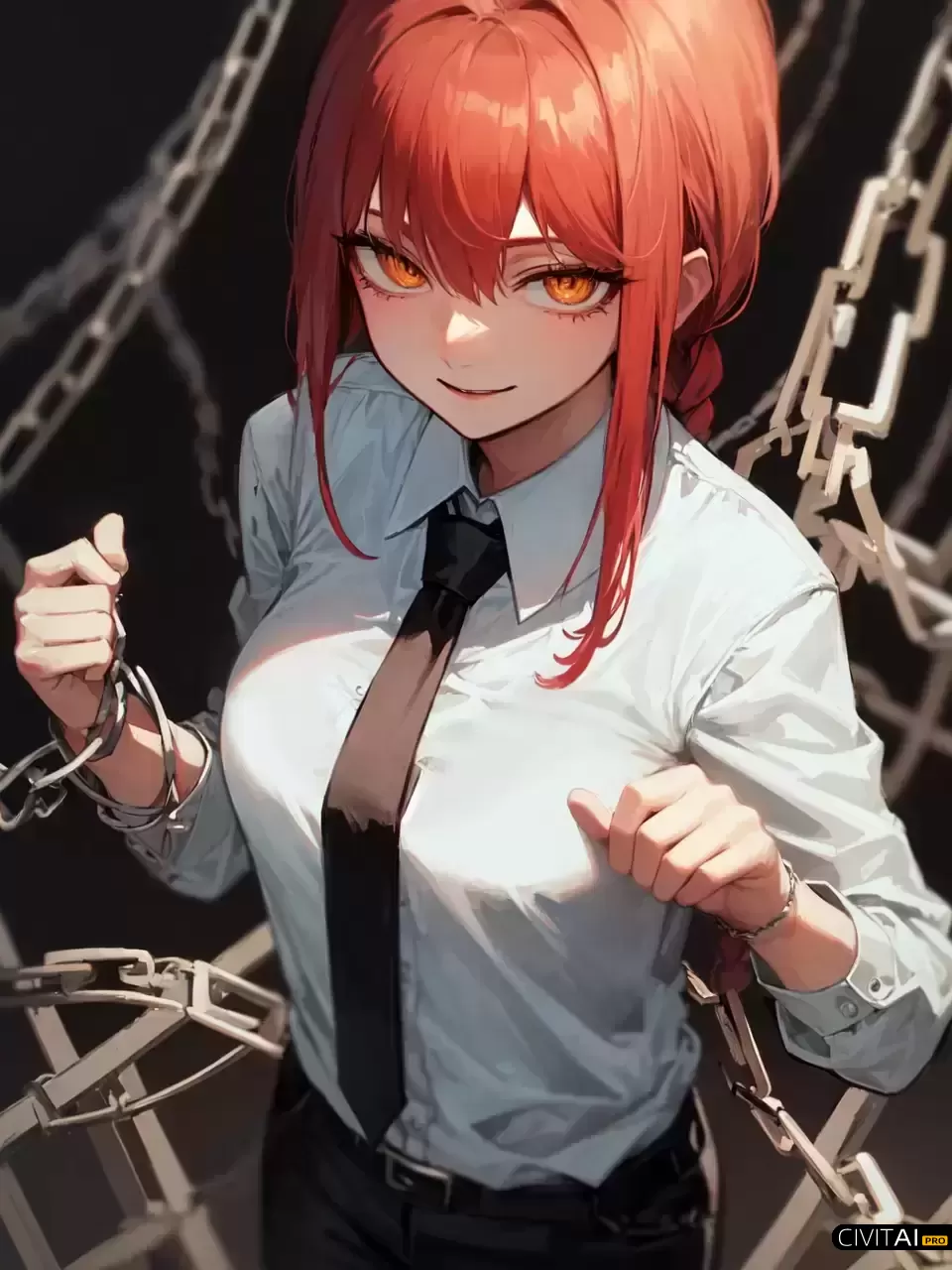 《电锯人》玛奇玛邪恶微笑