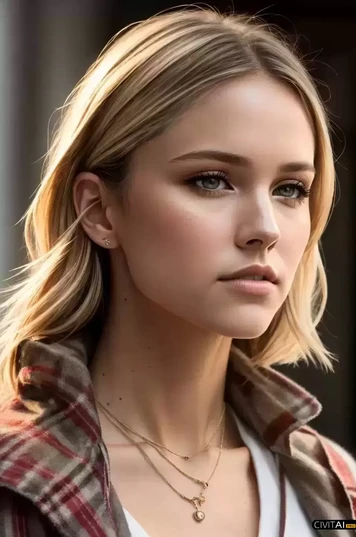 高分辨率细腻肌肤VeronicaMars人像