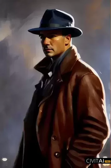 老练侦探的严肃表情诠释真相