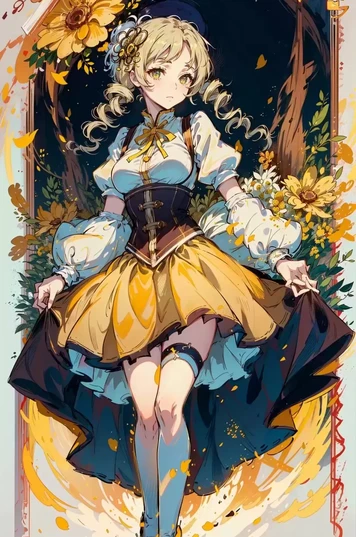 魔法少女小圆巴麻美全身照