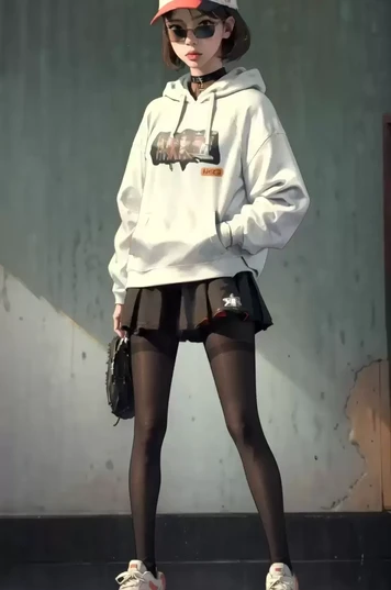 一个日本女孩的全身照