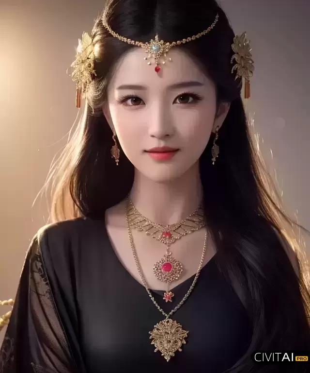 中国风美人的珠宝时刻